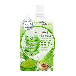Smooto Aloe E Snail Bright Gel ครีมทาหน้าขาว Smooto Aloe E Snail Bright Gel