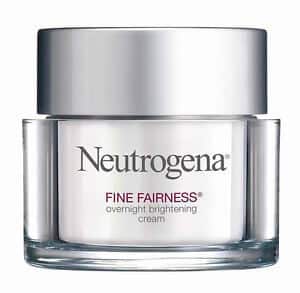 Neutrogena fine fairness overnight brightening cream Neutrogena fine fairness overnight brightening cream