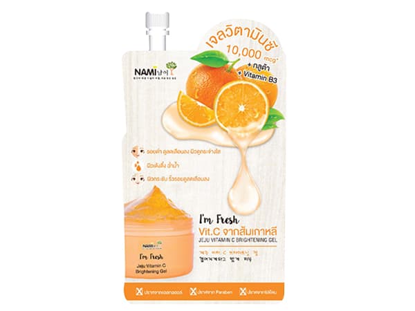 ครีมทาผิวขาว Nami-I’m-fresh-jeju-vitamin-c-brightening-gel