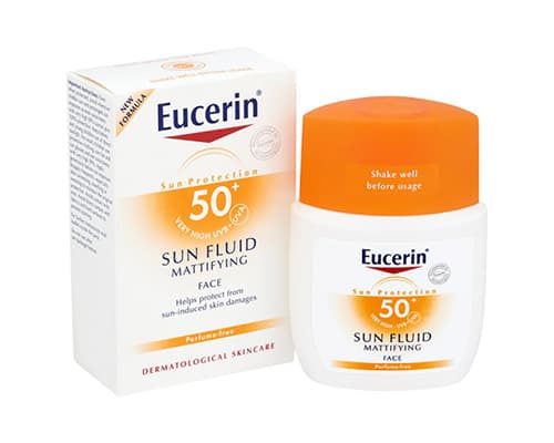 ครีมกันแดด Eucerin-Sun-Fluid-Mattifying-Face-spf30