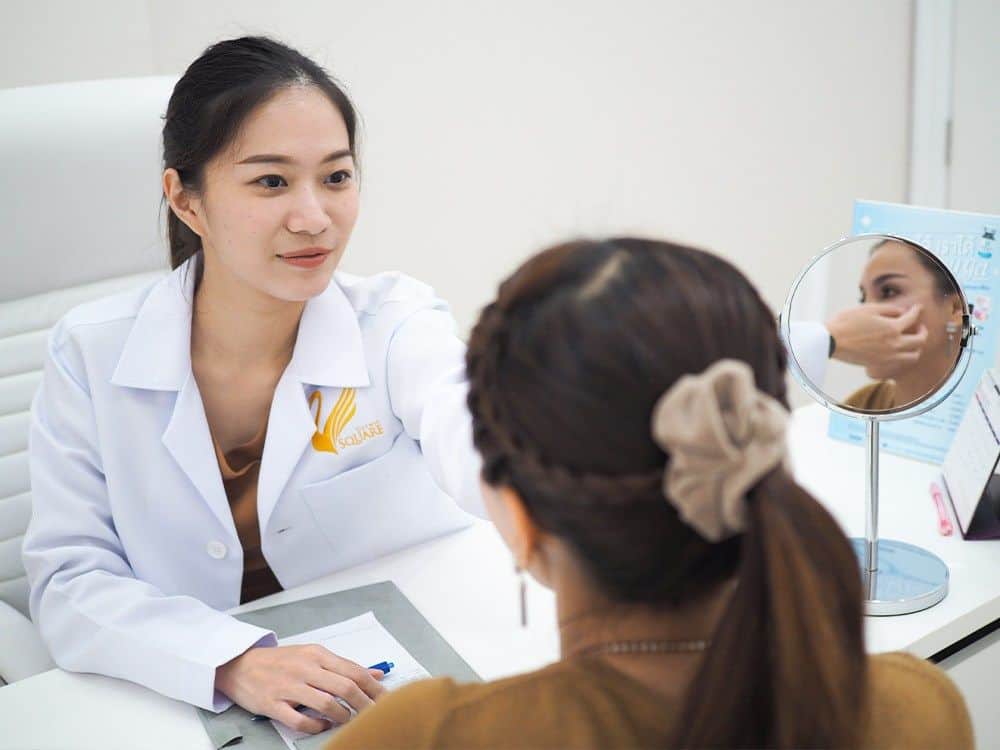 ฉีดสบายฟิลเลอร์เป็นก้อน