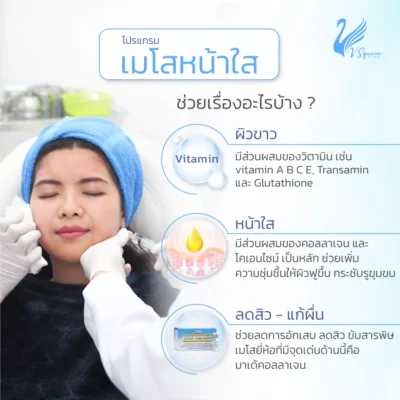 ฉีดเมโสหน้าใส ผิวสวย