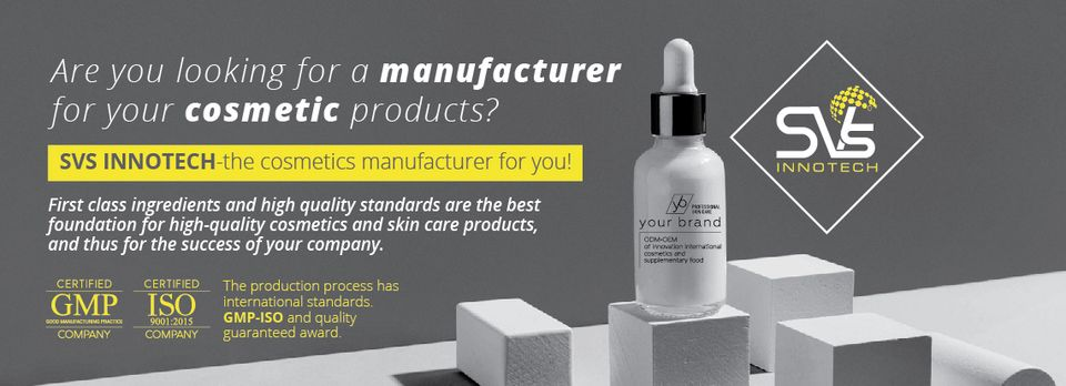 บริษัท เอส วี เอส อินโนเทค รับผลิตอาหารเสริม