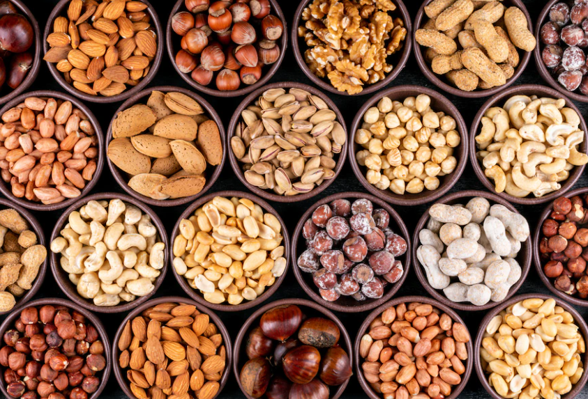 ถั่วอาหารที่มีไบโอติน