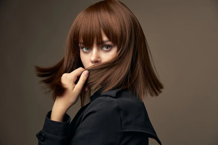 บ๊อบประบ่าปลายตรง