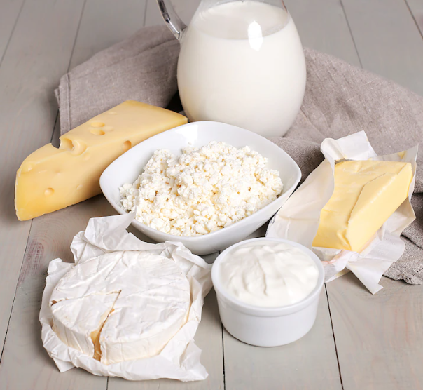 ผลิตภัณฑ์จากนมไขมันต่ำ มีโปรตีนบำรุงผม