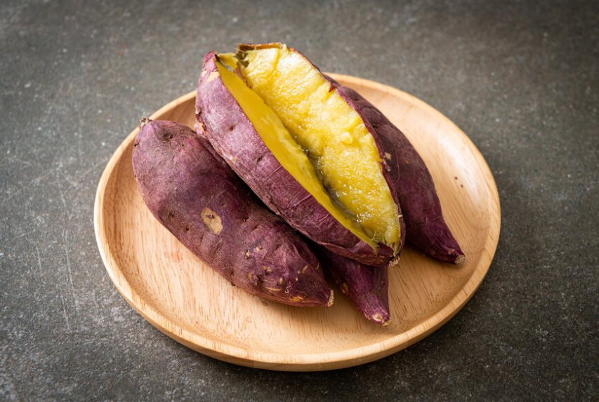 มันหวานอาหารบำรุงรากผมกระตุ้นการเจริญเติบโตของเส้นผม