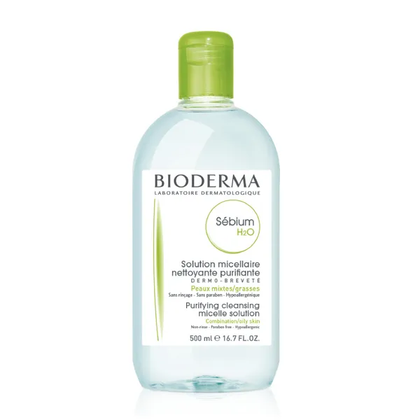 ทำความสะอาดใบหน้า ลดสิวหินด้วย Bioderma Sebium H2O