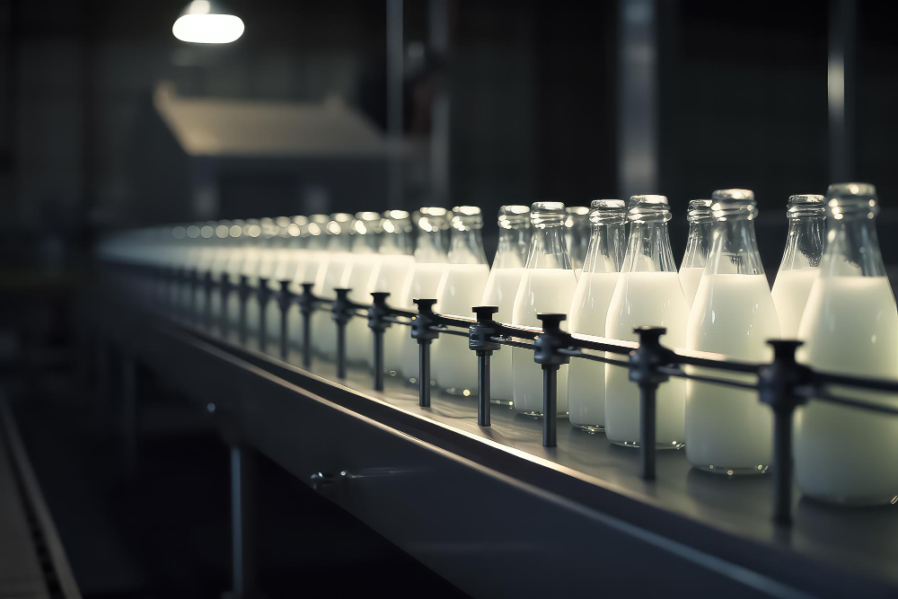 ขวดจากโรงงานผลิตโลชั่น